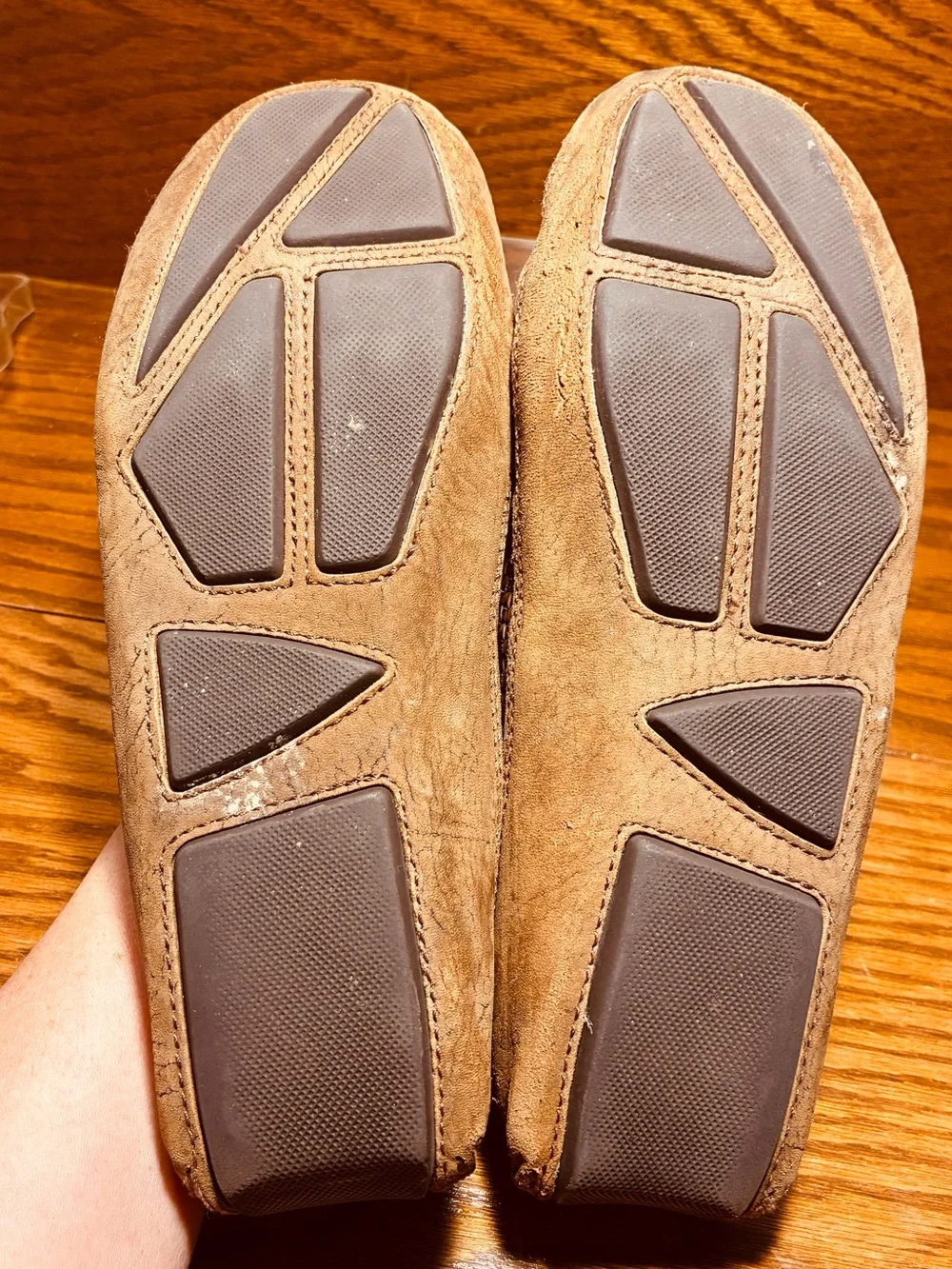 Y2K VTG Tommy Bahama Woven Leather Driver Loafers Brown Men’s Size 8